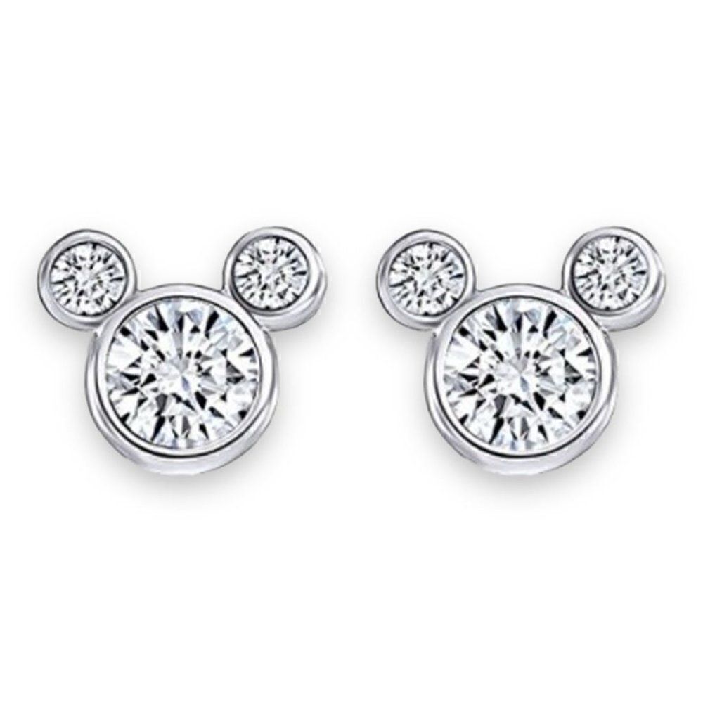 Mickey Mouse Shaped Stud Earrings